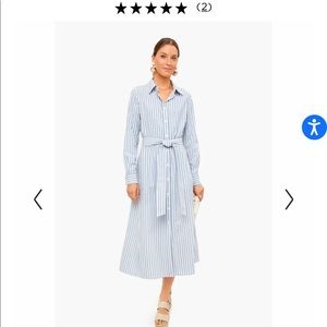Tuckernuck Blue Stripe Caldwell Dress